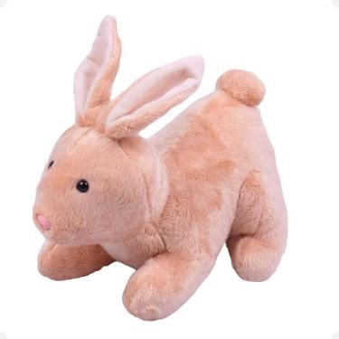 Imagem de Coelho de Pelúcia Pascoa Brinquedo Antialérgico Decorativo 20cm - WU B