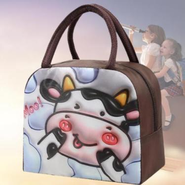 Imagem de Lancheira Escolar Infantil Térmica Menina Menino Animais Fofos  - Gené