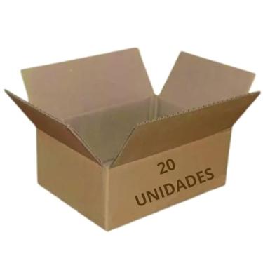 Imagem de Caixa de Papelão Ondulado, 16x11x6 cm, Pequena, para Envios e Armazenamento