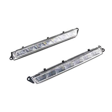 Imagem de CNUPSM Luz de neblina de LED diurna 1 par compatível com Mercedes Benz X164 GL320 GL350 GL450 GL550 ML63AMG X166 2007-2013 A1649060451 A1649060351