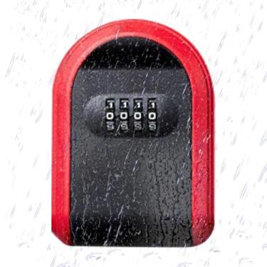 Imagem de GZBMEZS SAFEKey Lock Box com código | Combinação segura para chaves | Caixa de bloqueio de chave de alta capacidade para apartamento ao ar livre e interior Villa