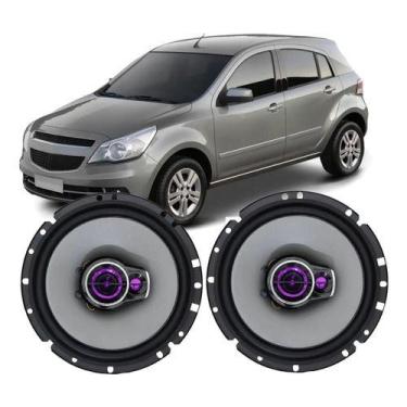Imagem de Kit Alto Falante Pioneer Porta Dianteira Gm Agile 100w Par, Preto