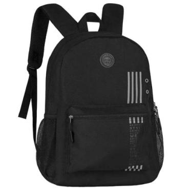 Imagem de Mochila Escolar Sport Preta Clio Style MF24052