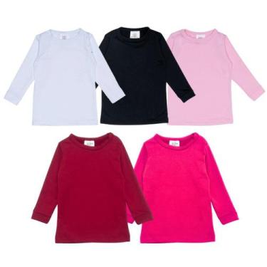 Imagem de Kit 5 Blusas Térmicas Comfort - Fofotinhos, Menina, 8