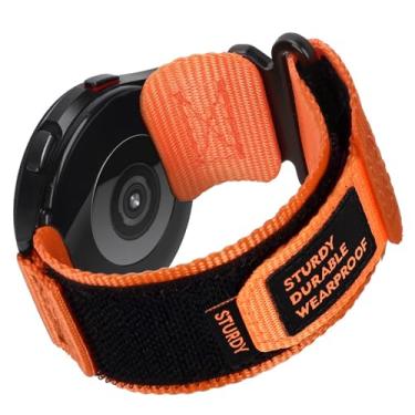 Imagem de Lamshaw Compatível com pulseiras de relógio inteligente militar Mingwear, pulseira esportiva de nylon resistente com design de laço trançado compatível com relógio inteligente militar Mingwear K68 de