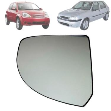 Imagem de Lente Com Base Retrovisor Fiesta 2002 Ka 2008 - M2B, Esquerdo Motorist