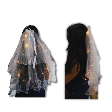 Imagem de Transforme sua fantasia com Véu de Noiva com LEDs e Pérolas - DreamInB