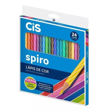 Imagem de Lápis de Cor Spiro - 24 Cores - Cis