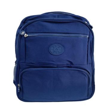 Imagem de Mochila feminina impermeável grande - Volta as aulas - F-1884, Azul