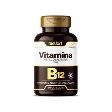 Imagem de Vitamina B12 Metilcobalamina 9,95mcg 60 capsulas Melfort