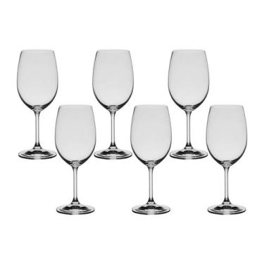 Imagem de Taça De Cristal Bohemia Para Vinho 350 ml Roberta 6 Peças - Bohemia Cr