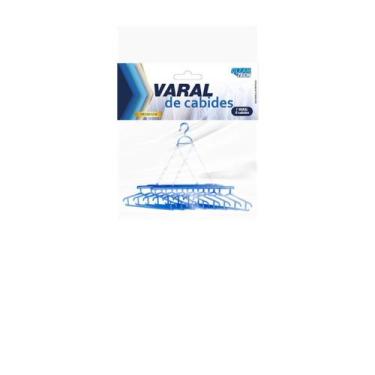 Imagem de Varal Premium com 8 Cabides - Sortido - CLEAN TECH