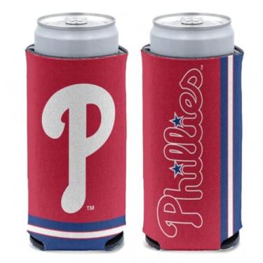 Imagem de MLB Philadelphia Phillies Slim Can Cooler, cores de equipe, tamanho único