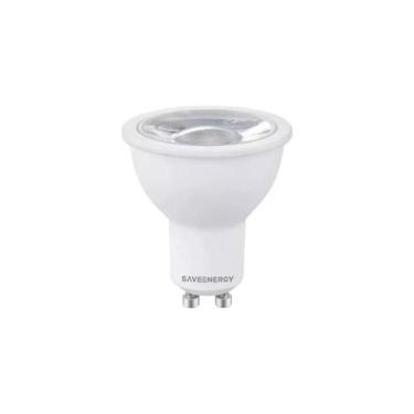 Imagem de Lâmpada Led Dicroica Bivolt Gu10 7w Mr16 Branco Quente 24 - Save Energ