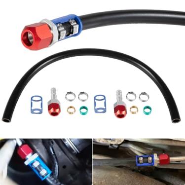 Imagem de Kit de emenda de linha A/C 800-670 para linha 5/8 com mangueira nº 6, conector de emenda de reparo de ar condicionado A/C, ajuste universal para alumínio de 5/20.3 cm e linhas rígidas