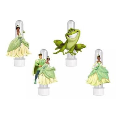 Imagem de 20 Tubetes 3d Personalizado Lembrancinha Princesa Tiana - Barbara Util