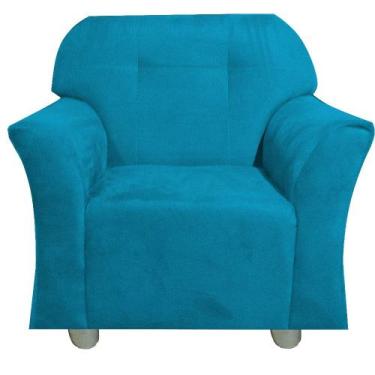 Imagem de Sofá Infantil Poltrona Criança Jolie - Silverio Decor, TURQUESA