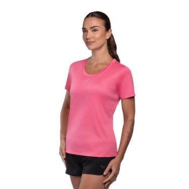 Imagem de Camiseta de Corrida Feminina Mizuno Run Spark, Rosa, M