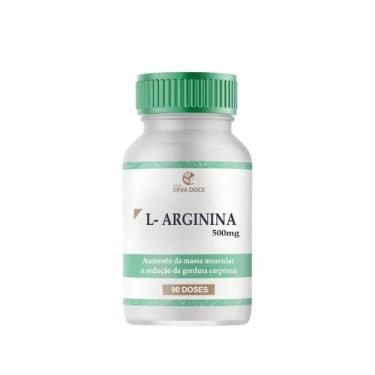 Imagem de L- Arginina 500Mg 90 Capsulas - Botica Erva Doce