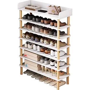 Imagem de LIFOND Sapateira, suporte de sapato, suporte de 6 níveis com prateleira superior, organizador de sapatos fácil de montar, para entrada, quarto, corredor, prateleira, armário de armazenamento