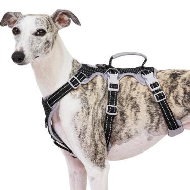 Imagem de Arnês para cães Huntboo Escape Proof Refletive com alça de elevação