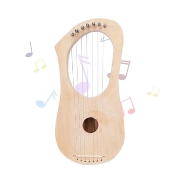 Imagem de Lyre Diy Kit Construa Seu Próprio Instrumento de Basswood de Lyre Harp 7 Com Chave de Ajuste e Bolsa para Iniciantes para Iniciantes e Entusiastas da Música