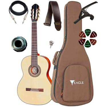 Imagem de Violão Eletroacústico Eagle Dh69 Com Bag E Acessórios (NT)