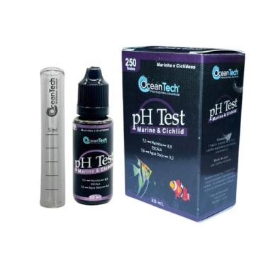 Imagem de Teste de pH Marinho OceanTech Marine Cichlid Aquario Peixe - Ocean Tec