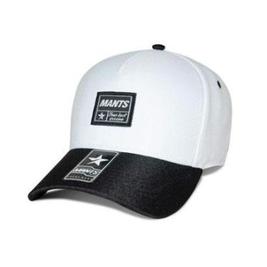 Imagem de Boné Americano Branco Unissex com Aba Curva - Mants Clothing-Unissex