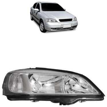 Imagem de Farol Dianteiro Astra 1998 1999 2000 2001 2002 Lisa Acrílico Máscara C