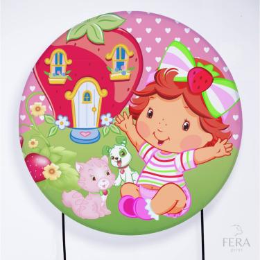 Imagem de Painel Decorativo para Festa 1,30x1,30 metros Vesti Fácil com Elástico Moranguinho - Fera Print