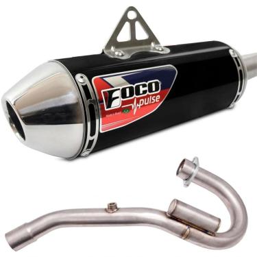 Imagem de Escapamento Curva + Ponteira Foco Pulse Sahara 300