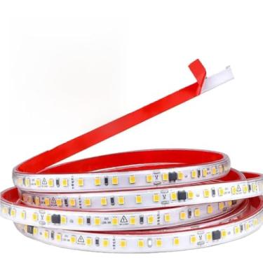 Imagem de Fita Led SMD Dupla Face Gesso Sanca Quarto Sala Iluminaçao Vermelho Recepçao Comercial Residencial Decoraçao Multiuso