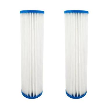 Imagem de Kit 2 Refis Filtro Plissado Lavável 9 3/4'' X 2 1/2 50 Micra - Royal B