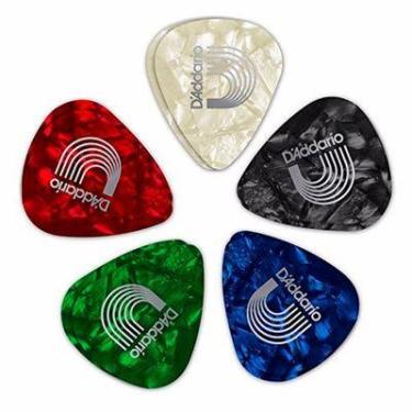 Imagem de Palheta Guitarra Color 1cap6 D Addario 1.00mm 10un