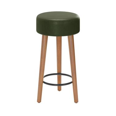 Imagem de Banco Baixo Retrô Para Sala Corbyn Verde