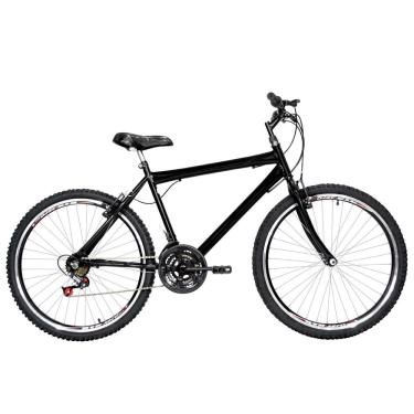 Imagem de Bicicleta Masculina Aro 26 Mtb Aero 18 Marchas Cor Preta