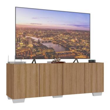 Imagem de Rack Para Tv Até 50 Polegadas Com Mp1072 Rustic branco