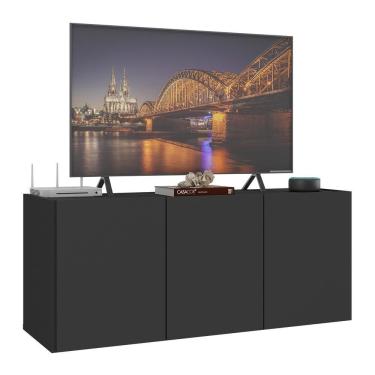 Imagem de Rack Para Tv Até 32 Polegadas Com Suspenso Mp1066 Preto Preto