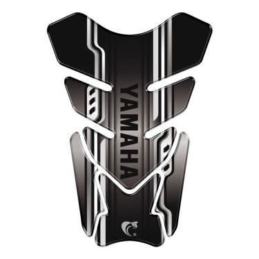 Imagem de Adesivo Resinado Protetor De Tanque Moto Yamaha Preto Cor Preto