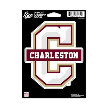 Imagem de Rico Industries NCAA Charleston Cougars 12,7 cm x 17,8 cm Decalque de vinil cortado - acessório para carro/caminhão/casa