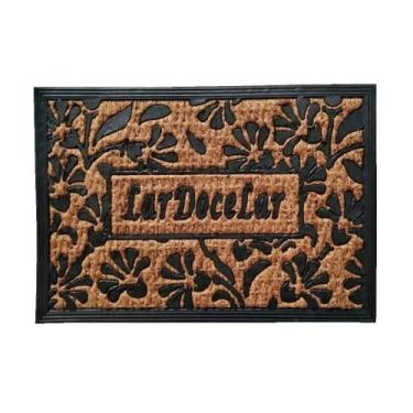 Imagem de Capacho Fibra De Coco Antiderrapante Panamá 40x60cm Uzoo, Panama Flora