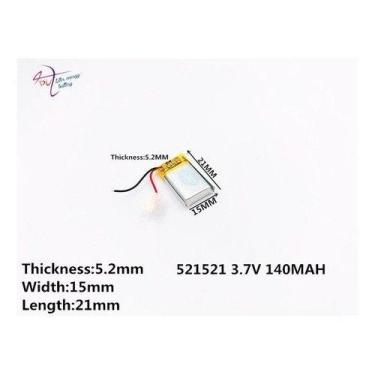 Imagem de Bateria Bluetooth Fone De Ouvido 5mm X 15mm X 21mm - bgb