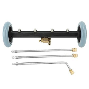 Imagem de Acouto Limpador de Material Rodante de Aço Inoxidável 4000 Psi Com 4 Bocais - Vassoura Eficiente para Uso Em Casa e Profissional