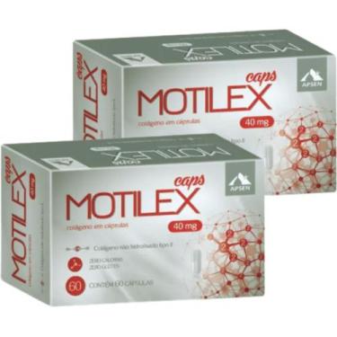Imagem de Motilex kit c/2 cxs c/60 cáps cada - colágeno tipo 2 - APSEN