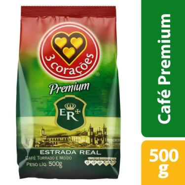 Imagem de Cafe 3 coracoes premium soft p 500g - 3 Corações, 500g