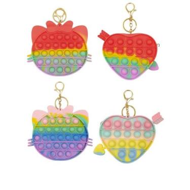 Imagem de Kit 3 Porta Moeda Infantil Brinquedo - Kingleen