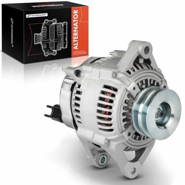 Imagem de A-Premium Alternador compatível com - 1990-1991 - Dodge Dakota, Ramcharger, B150/B250/B350, D150/D250/D350, W150/W250/W350, 12V 120A 2-Groove Polia no sentido horário