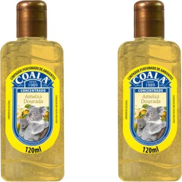 Imagem de Kit 2 Limpador Perfumado Ambiente 120ml Coala Ameixa Dourada