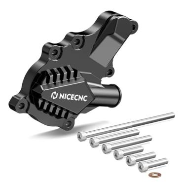 Imagem de NICECNC Carcaça De Bomba D'Água Alumínio Compatível Com Yamaha Raptor 700R Yfm700R 2009 2011 2012 2013 2015 2016 2017-2024, 700 Yfm700 2016-2024, Substituição Para 1S3-12422-00-00 Preto